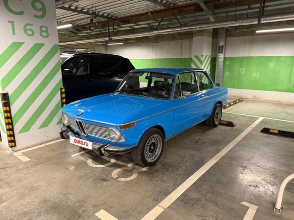 1971 BMW 02 (E10) I, голубой - вид 4