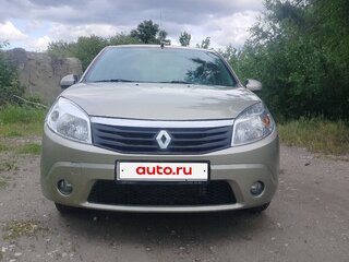 2012 Renault Sandero I, бежевый, 510000 рублей, вид 2