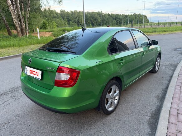 2017 Skoda Rapid I, зелёный - вид 4