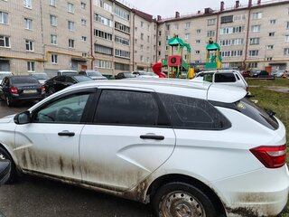 2019 Lada (ВАЗ) Vesta SW I, белый, 820000 рублей, вид 4