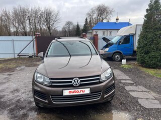 2012 Volkswagen Touareg II, коричневый, 2650000 рублей, вид 3