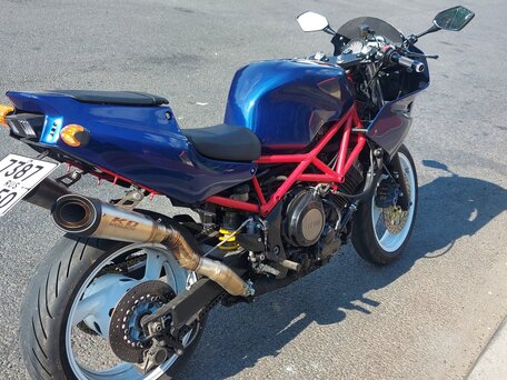 2002 Yamaha TRX850, синий, 280000 рублей, вид 1