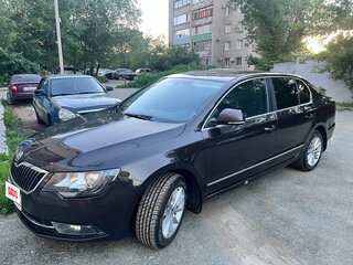 2014 Skoda Superb DSG II Рестайлинг, коричневый, 1100000 рублей, вид 1