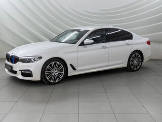 2017 BMW 5 серии 520i VII (G30/G31/G38), белый, 3428000 рублей, вид 3