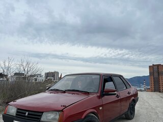 1995 Lada (ВАЗ) 21099, красный, 100000 рублей, вид 1