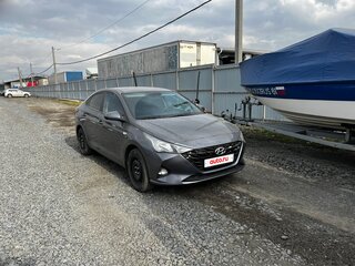 2022 Hyundai Solaris II Рестайлинг, серый, 1680000 рублей, вид 3