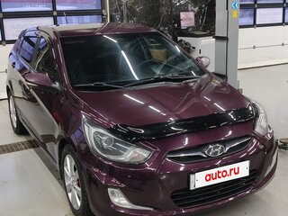 2011 Hyundai Solaris I, фиолетовый, 890000 рублей, вид 1
