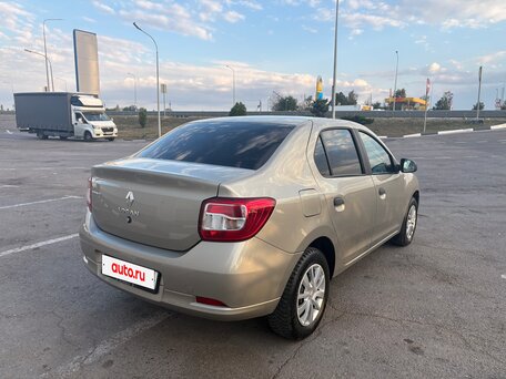 2018 Renault Logan II Рестайлинг, бежевый, 580000 рублей, вид 4