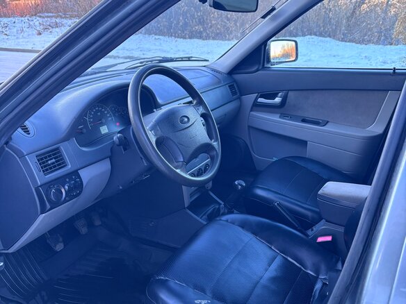 2010 Lada (ВАЗ) Priora I, серый, 290000 рублей - вид 8