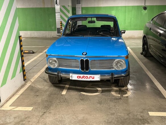 1971 BMW 02 (E10) I, голубой - вид 3