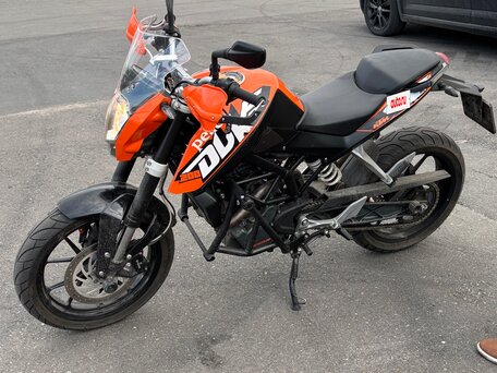 2014 KTM 200 Duke, оранжевый, 230000 рублей, вид 1