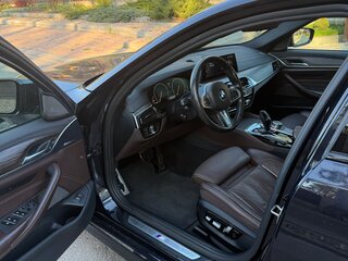 2019 BMW 5 серии 530d xDrive VII (G30/G31/G38), синий, 3700000 рублей, вид 5