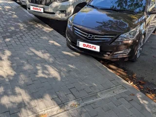 2015 Hyundai Solaris I Рестайлинг, коричневый, 1050000 рублей, вид 2
