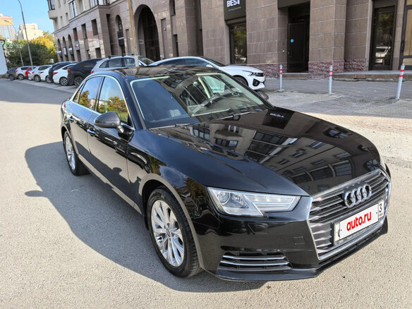 2015 Audi A4 V (B9), чёрный - вид 1
