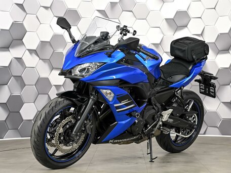 2019 Kawasaki Ninja 650, синий, 655000 рублей, вид 2