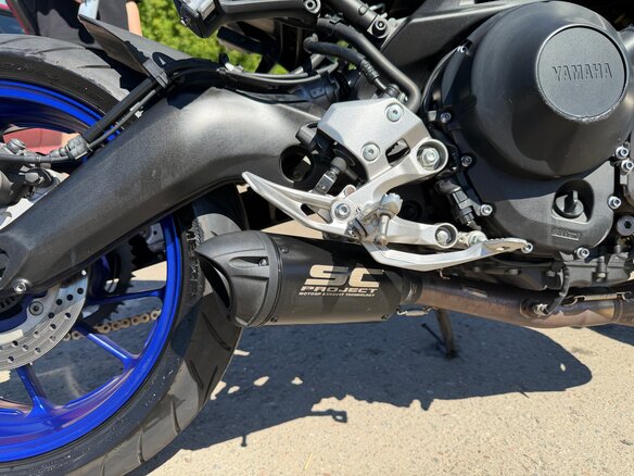 2017 Yamaha MT-09 (FZ-09), синий, 780000 рублей - вид 20