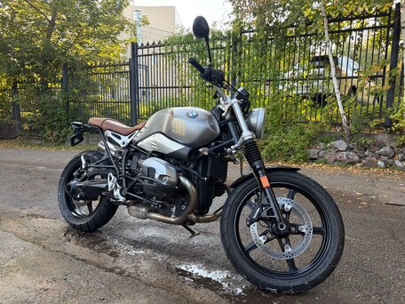 2018 BMW R Nine T Scrambler, серый, 1060000 рублей, вид 1