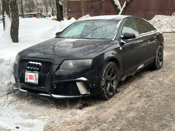 2006 Audi A6 III (C6), чёрный