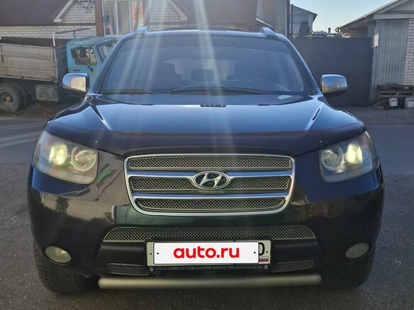 2006 Hyundai Santa Fe II, чёрный - вид 1