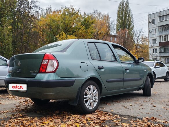 2005 Renault Symbol I Рестайлинг, серый, 290000 рублей - вид 3
