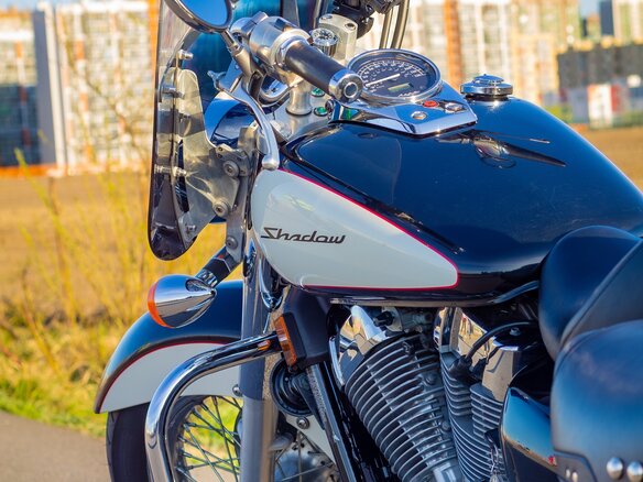 2008 Honda Shadow 750, чёрный, 480000 рублей