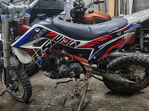 2021 BSE MX 125, красный, 45000 рублей - вид 1