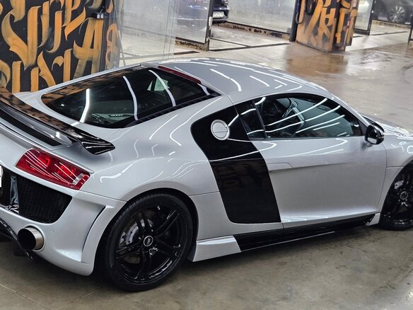 2008 Audi R8 V8 I (Typ 42), серебристый, 4500000 рублей - вид 5