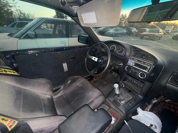 1995 BMW 3 серии 318i III (E36), чёрный, 350000 рублей - вид 6