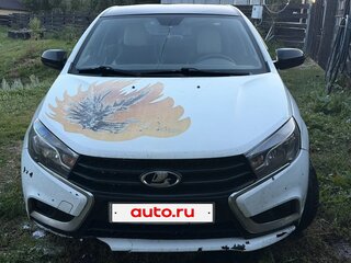 2016 Lada (ВАЗ) Vesta I, белый, 590000 рублей, вид 4