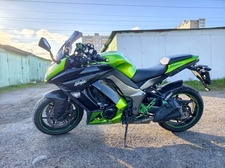 2013 Kawasaki Z 1000SX, зелёный, 790000 рублей, вид 1