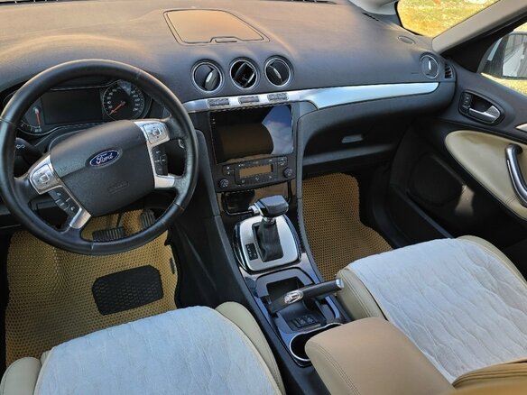 2014 Ford S-MAX I Рестайлинг, белый, 1250000 рублей - вид 5