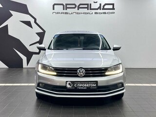 2018 Volkswagen Jetta VI Рестайлинг, серебристый, 1499900 рублей, вид 3