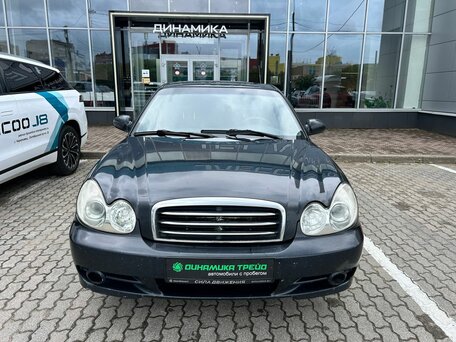 2007 Hyundai Sonata ТагАЗ IV (EF) Рестайлинг, чёрный, 299000 рублей, вид 2