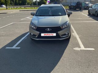 2017 Lada (ВАЗ) Vesta SW I, серый, 810000 рублей, вид 2