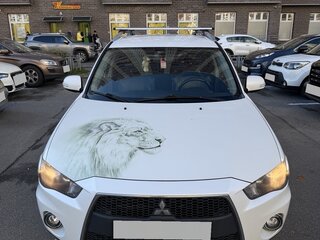 2010 Mitsubishi Outlander II Рестайлинг, белый, 1190000 рублей, вид 1