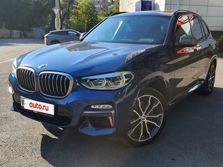2019 BMW X3 M40d III (G01), синий, 5900000 рублей, вид 2