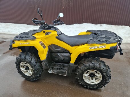 2013 BRP Can-Am Outlander 500, жёлтый, 800000 рублей, вид 5