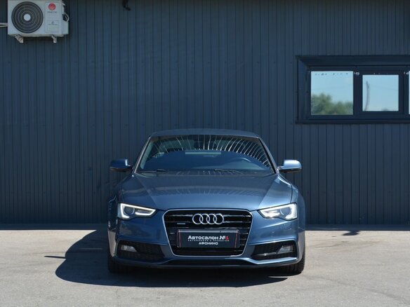 2015 Audi A5 I (8T) Рестайлинг, голубой - вид 2
