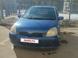 2000 Toyota Vitz I (P10), синий, 185000 рублей, вид 1