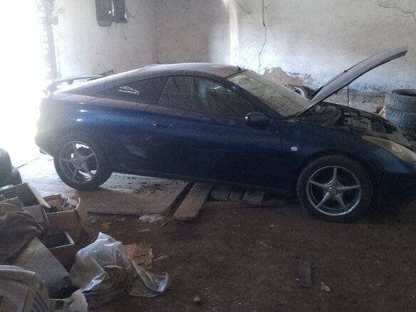 2002 Toyota Celica VII (T230), синий, 380000 рублей
