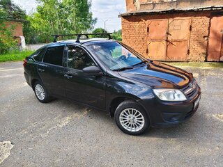 2015 Lada (ВАЗ) Granta I, чёрный, 380000 рублей, вид 1