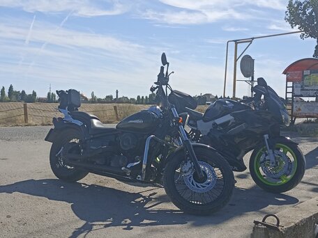 1996 Yamaha XVS400 Drag Star, чёрный, 320000 рублей, вид 3