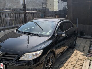 2010 Toyota Corolla X (E140, E150), чёрный, 1175000 рублей, вид 1
