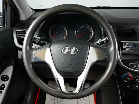 2012 Hyundai Solaris I, золотистый, 869000 рублей - вид 12
