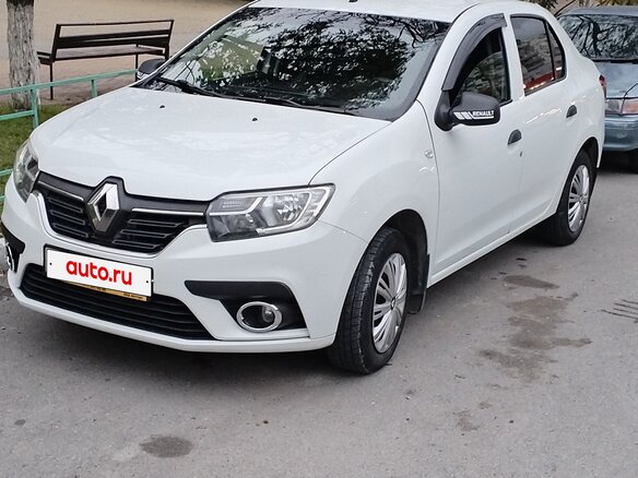 2019 Renault Logan II Рестайлинг, белый, 885000 рублей