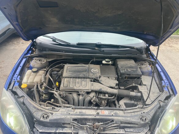2008 Mazda 3 I (BK) Рестайлинг, синий, 430000 рублей - вид 7