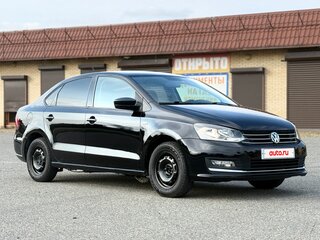 2015 Volkswagen Polo V, чёрный, 650000 рублей, вид 3