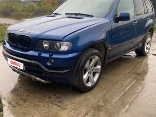 2003 BMW X5 3.0i I (E53) Рестайлинг, синий, 1150000 рублей, вид 1