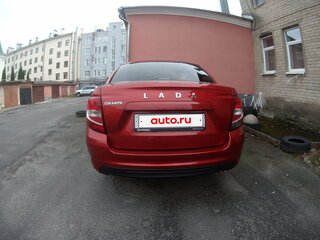 2022 Lada (ВАЗ) Granta I Рестайлинг, красный, 750000 рублей, вид 2