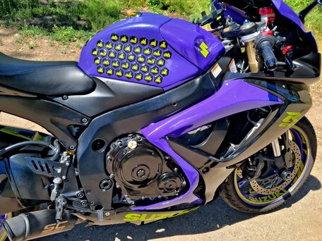 2006 Suzuki GSX-R 600, фиолетовый, 450000 рублей, вид 5